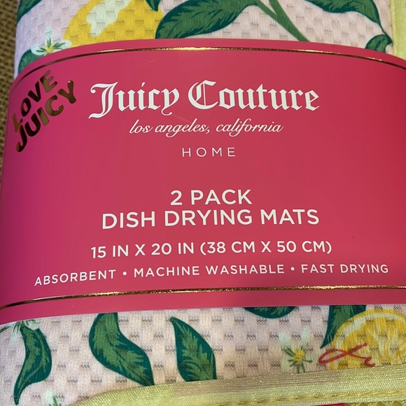 NWT Juicy Couture drying mats - Picture 2 of 3